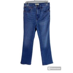 Madewell Jeans Womens 27 Blue Cali Demi Boot Cowgirlcore Western Medium Wash